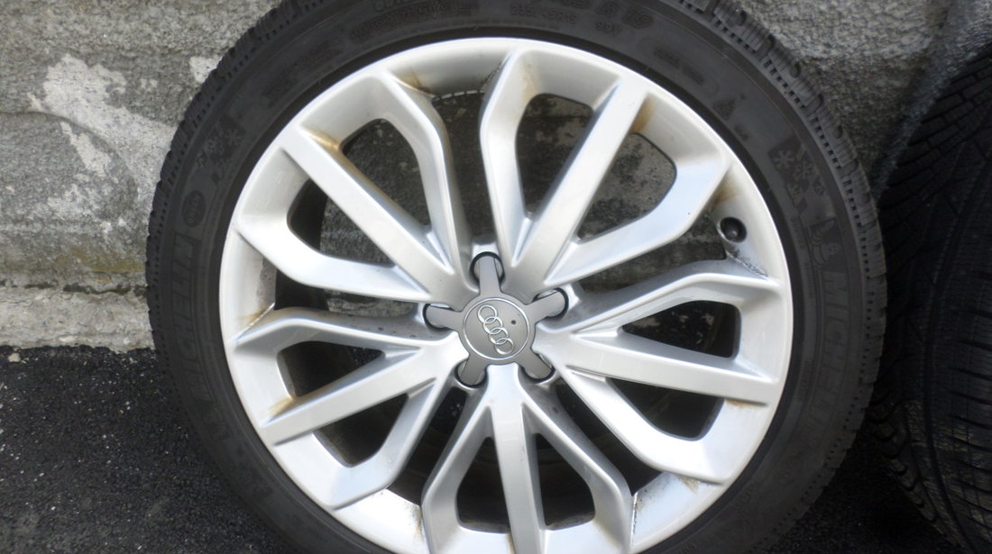 Jante audi A6 4G C7 S6 RS6  A7 cu anvelope iarna 235 45 19 Michelin