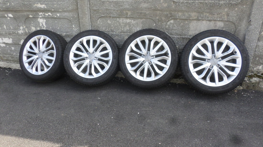 Jante audi A6 4G C7 S6 RS6  A7 cu anvelope iarna 235 45 19 Michelin