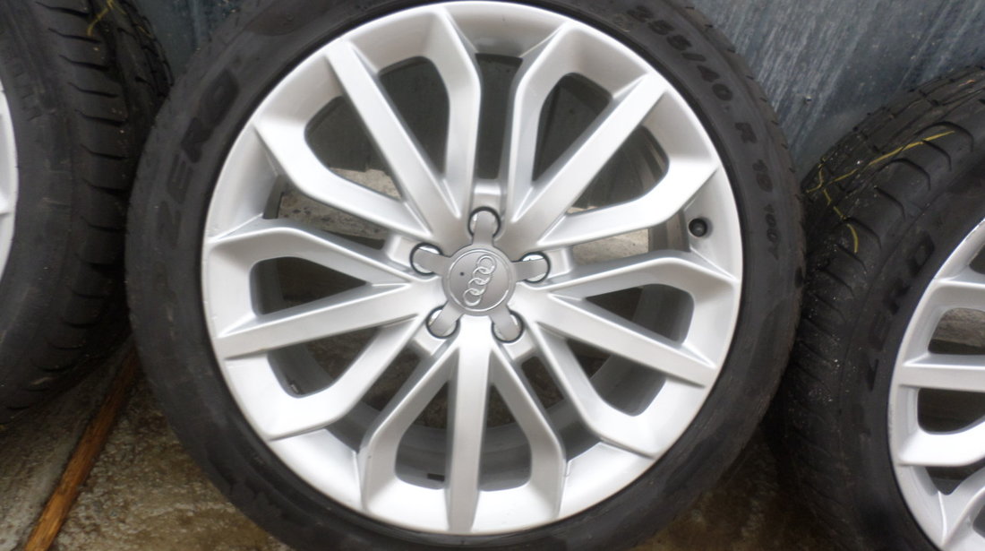 Jante audi A6 4G C7 S6 RS6 A7 cu anvelope vara  255 40 19 Pirelli