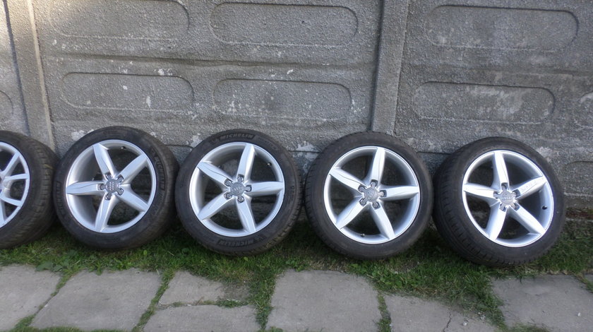 Jante Audi A6 4G C7 sau A4 B8 S-Line 245 45 18 vara Michelin & Goodyear