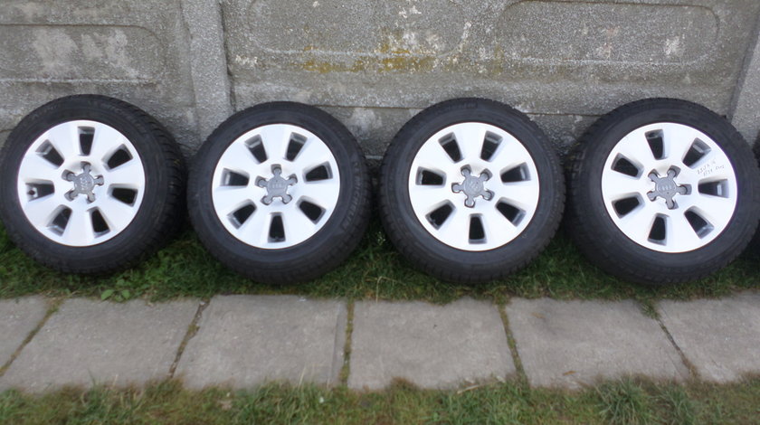 Jante audi A6 cu anvelope 225 55 16 iarna michelin