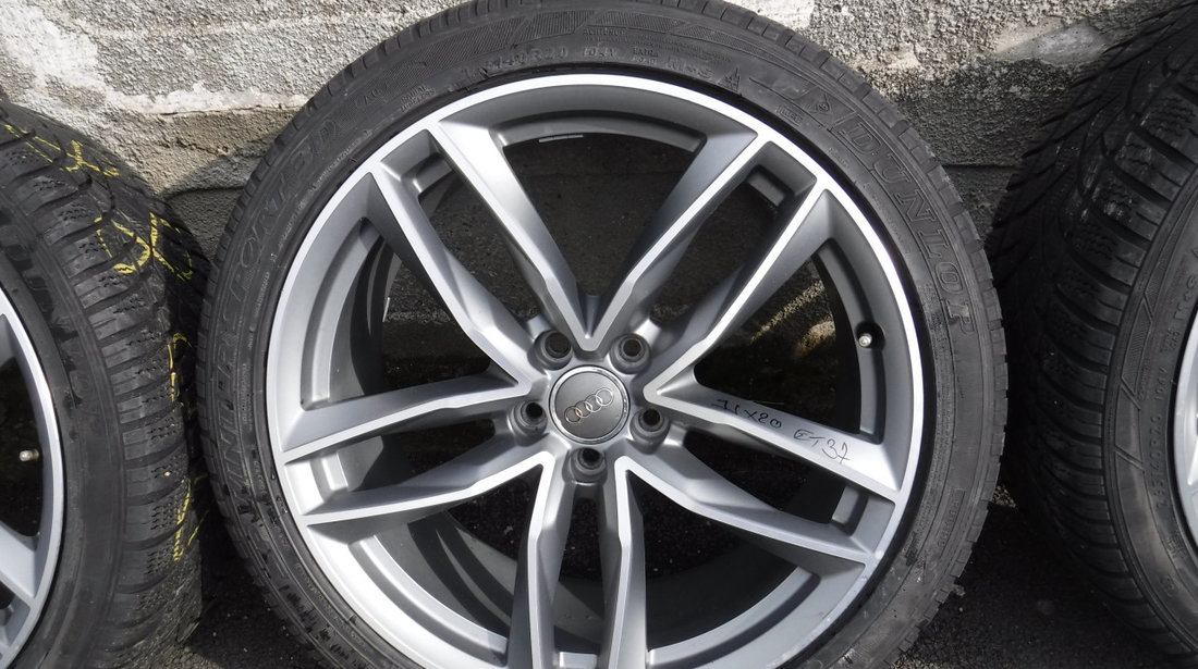 Jante audi A6 RS6  Bicolor cu anvelope 255 40 20 Iarna Dunlop