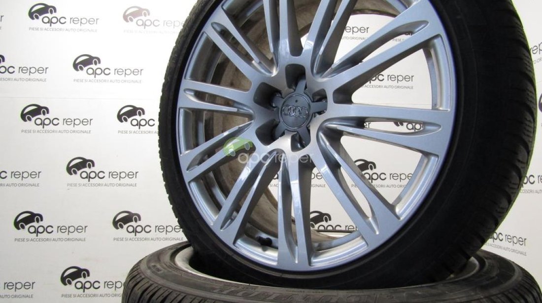 Jante Audi A8 4H cu cauciucuri 265/40R20 Dunlop SP Winter Sport3D roti iarna complete!