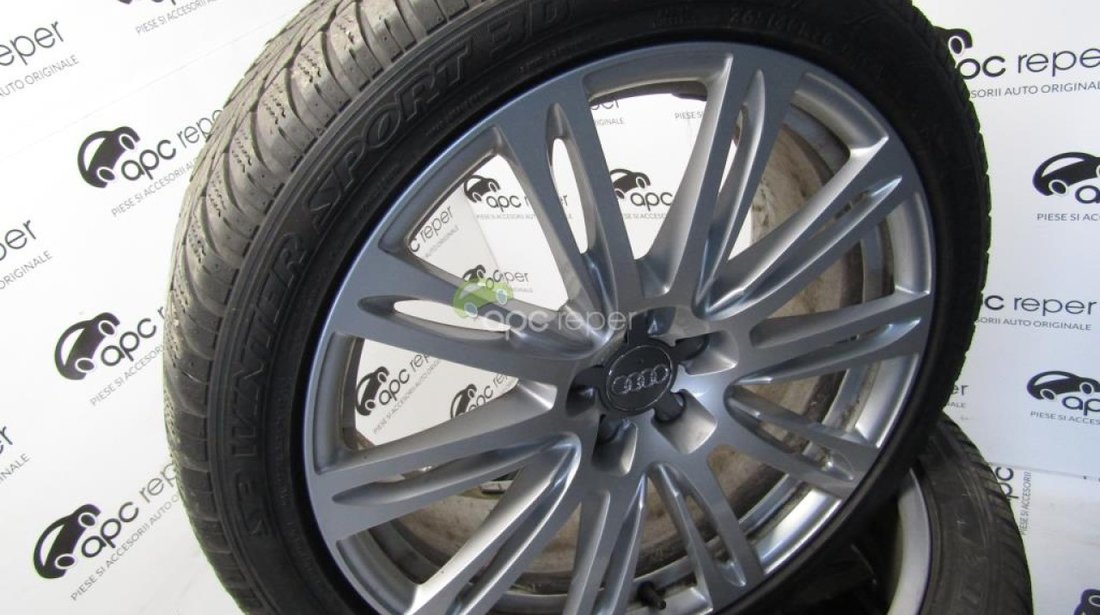 Jante Audi A8 4H cu cauciucuri 265/40R20 Dunlop SP Winter Sport3D roti iarna complete!