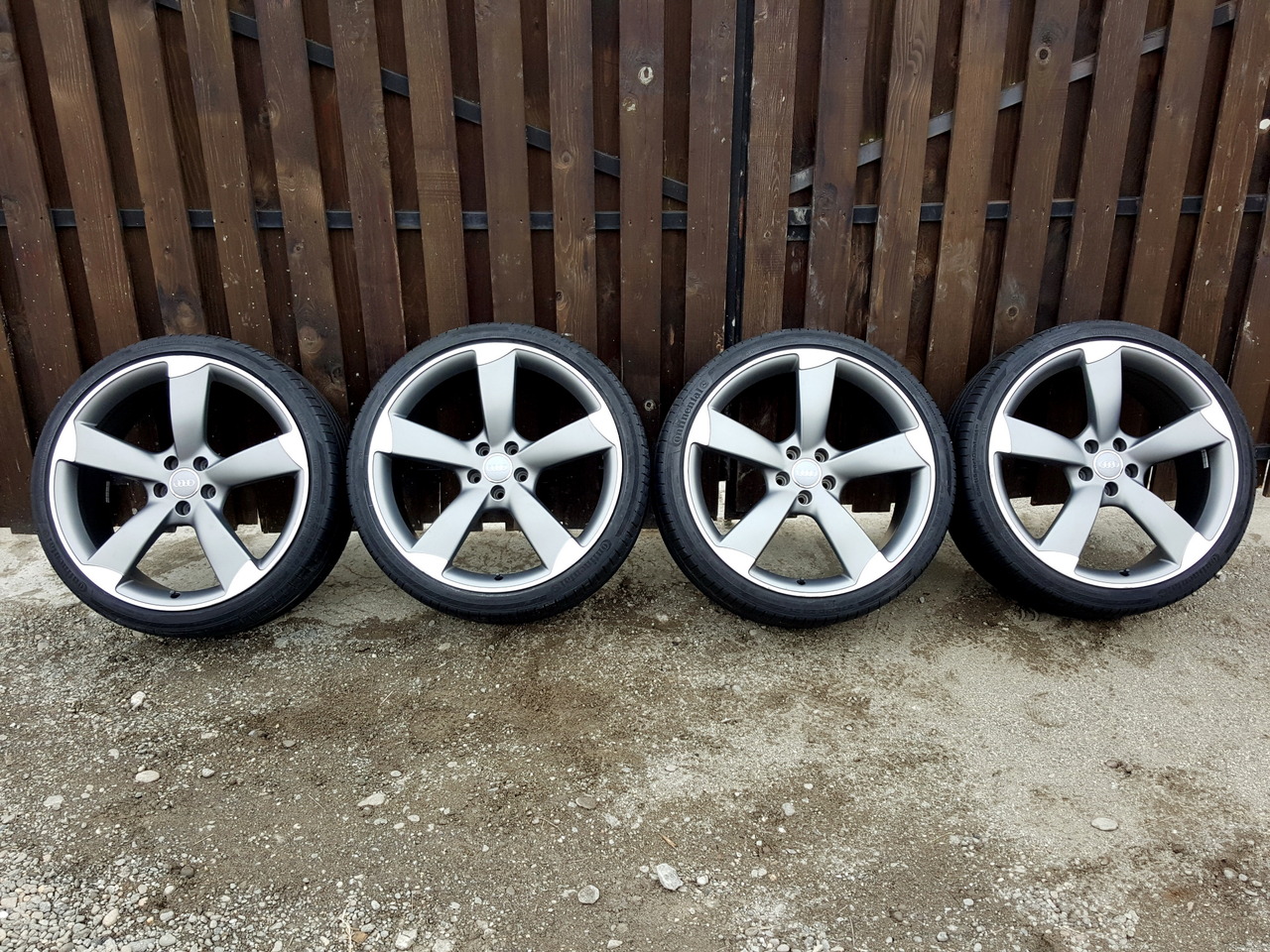 Jante Audi ROTOR pe 20 cu anvelope de vara jante originale Audi 1461656