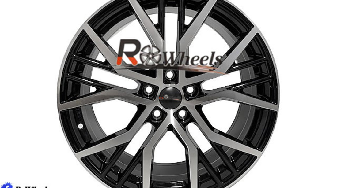 Jante AUDI SEAT SKODA VW 18 R18 Black Machined Face 5X112