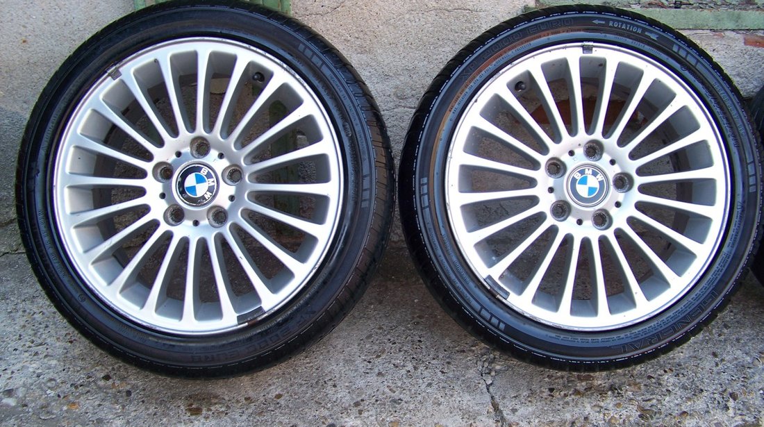 Jante bmw 17 5X120 cu anvelope vara seria 1 2 3 4 f22 f30 f32 X1 Z3 Z4