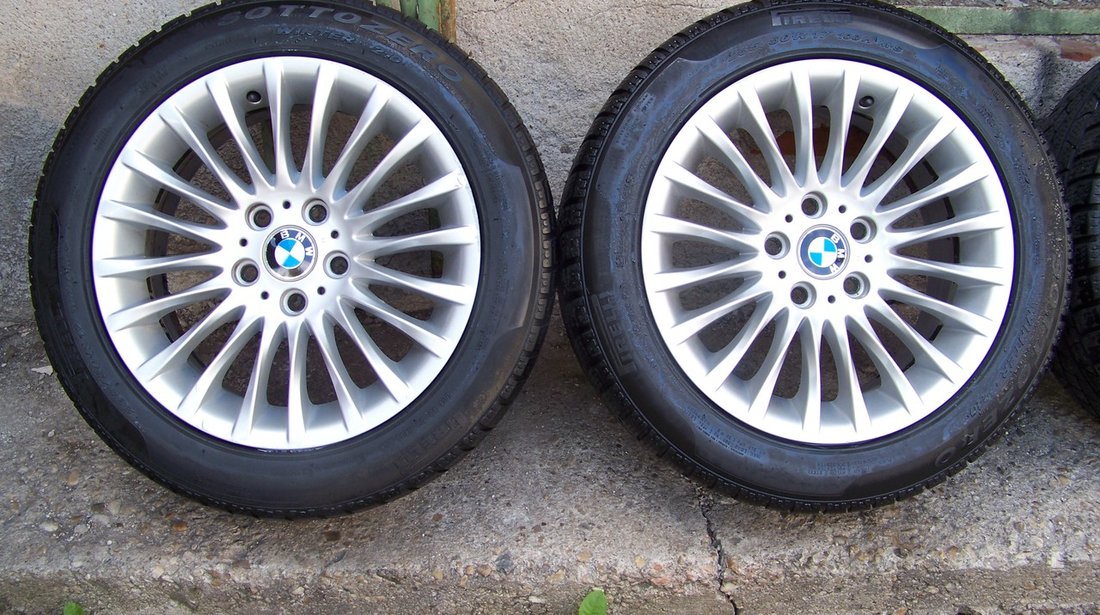 Jante bmw 17 concave cu anvelope iarna seria F30 F32 F10 X1 X3 Z4