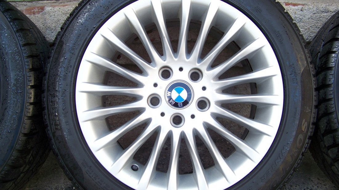 Jante bmw 17 concave cu anvelope iarna seria F30 F32 F10 X1 X3 Z4