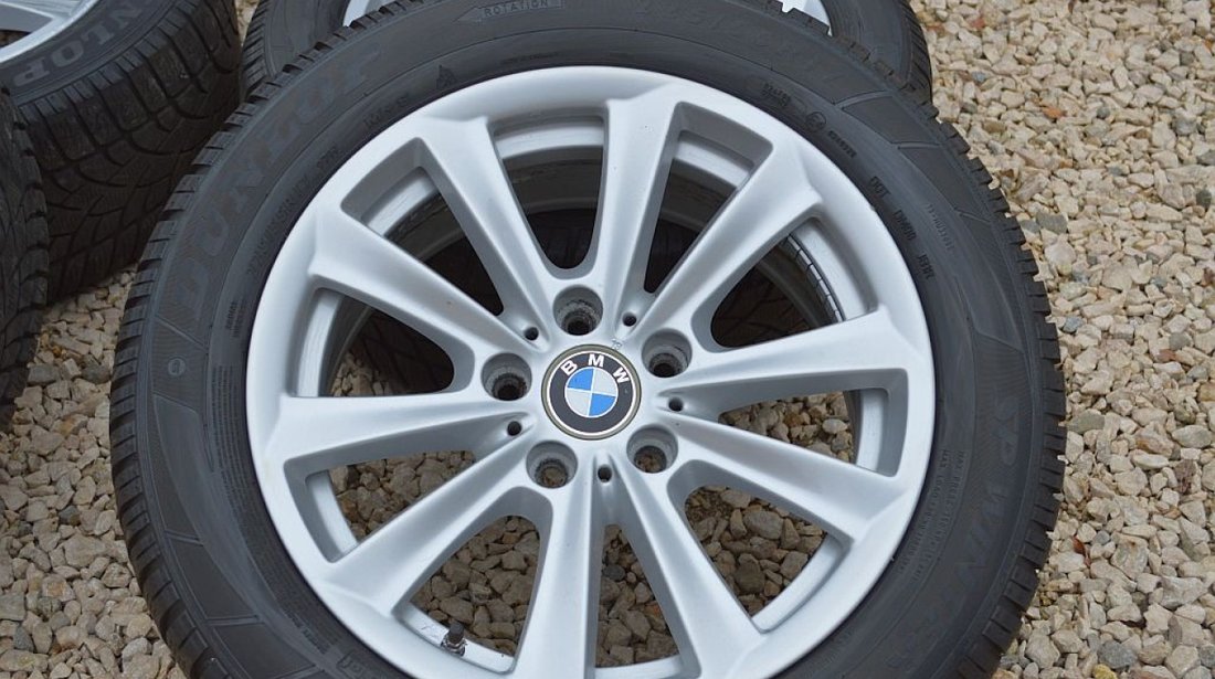 Jante bmw f11 lci 225/55/17 cu anvelope iarna Dunlop sp winter sport 3d