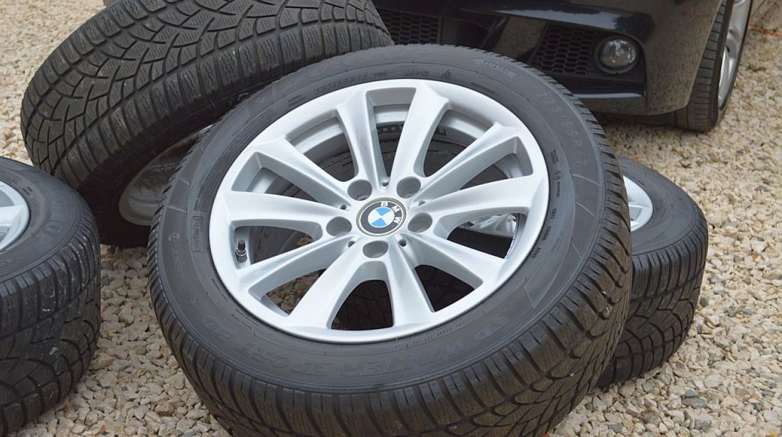 Jante bmw f11 lci 225/55/17 cu anvelope iarna Dunlop sp winter sport 3d