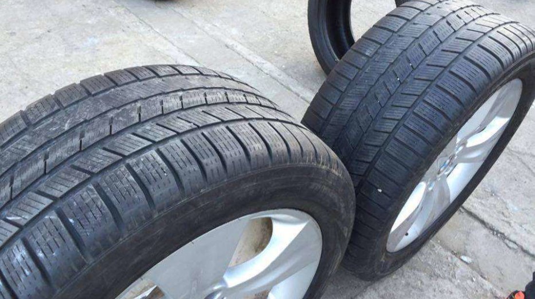 jante  bmw orginale R19  x5 x6 cu anvelope de iarna pirelli dot 2012