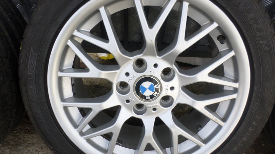 Jante BMW Seria 3 e46  cu 2 latimi cu anvelope 225 45 17  fata si 245 40 17 spate