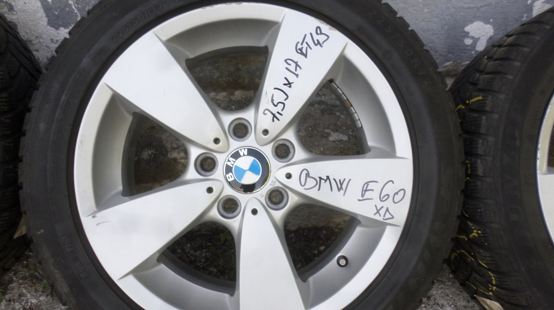 Jante BMW Seria 5 E60 E61 XD  Iarna 225 50 17 Dunlop