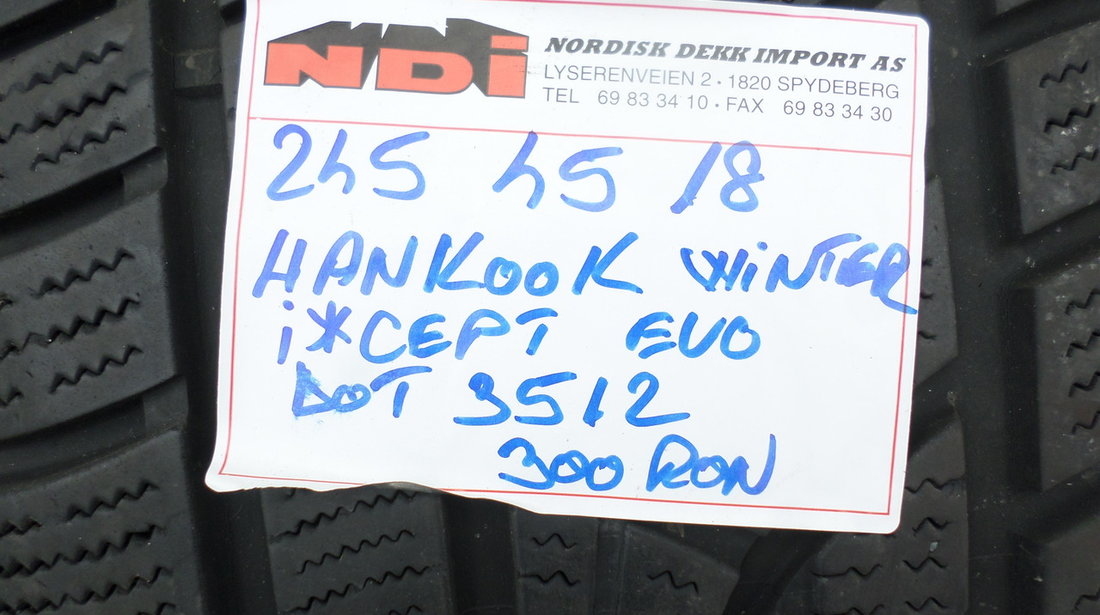 Jante BMW Seria 5 F10 Iarna F11 Hankook 245 45 18