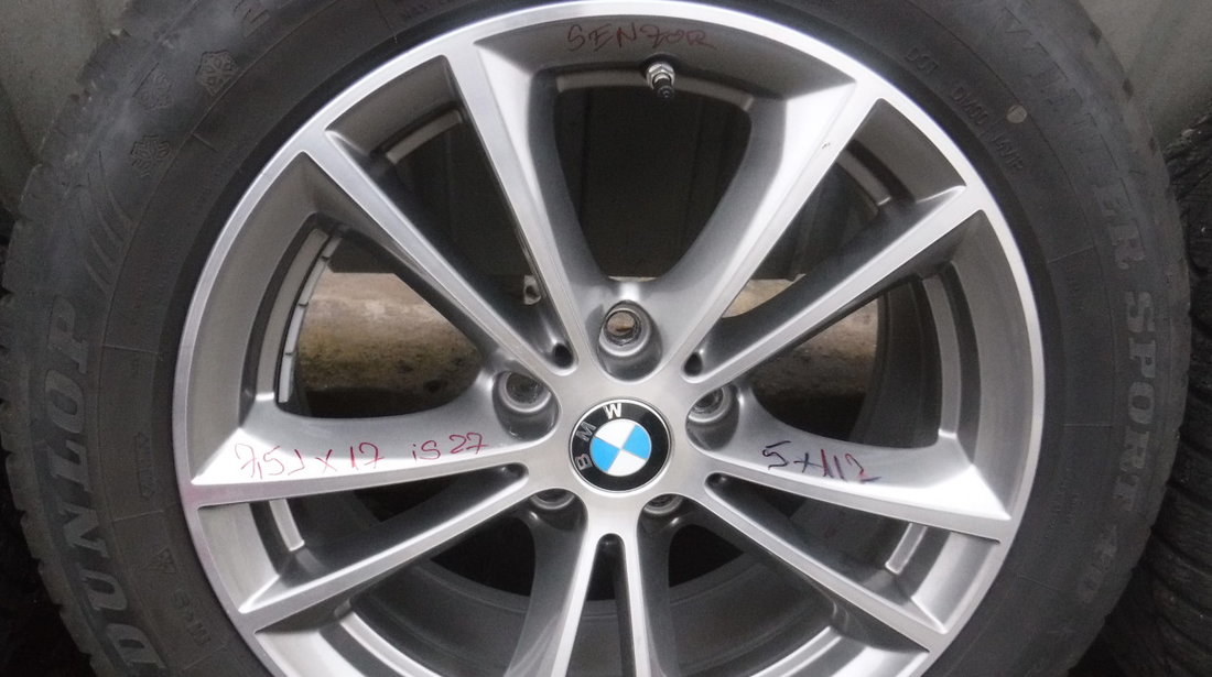 Jante BMW Seria 5 G30 G31 Bicolor  225 55 17 Iarna Dunlop + SENZORI