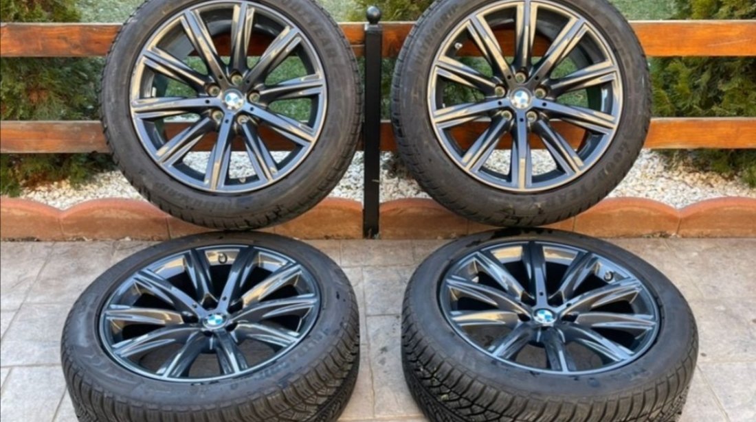 Jante BMW Seria 5 , G5, 18”, Originale, Anvelope Iarna Goodyear