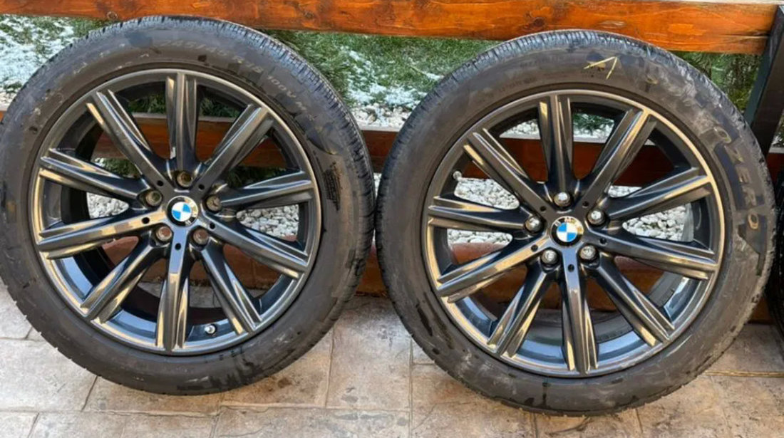 Jante BMW Seria 5 G5 18” Originale Cu Anvelope Pirelli Iarna 7mm Senzori
