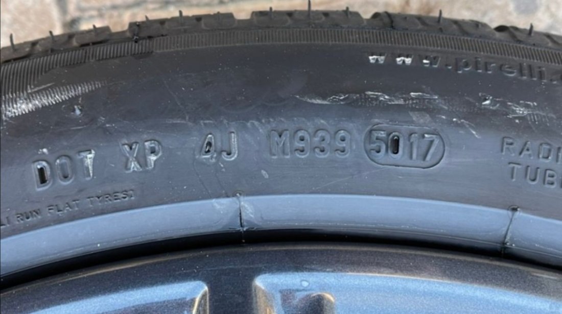 Jante BMW Seria 5 G5 18” Originale Cu Anvelope Pirelli Iarna 7mm Senzori