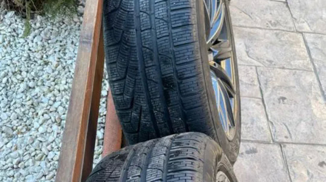 Jante BMW Seria 5 G5 18” Originale Cu Anvelope Pirelli Iarna 7mm Senzori