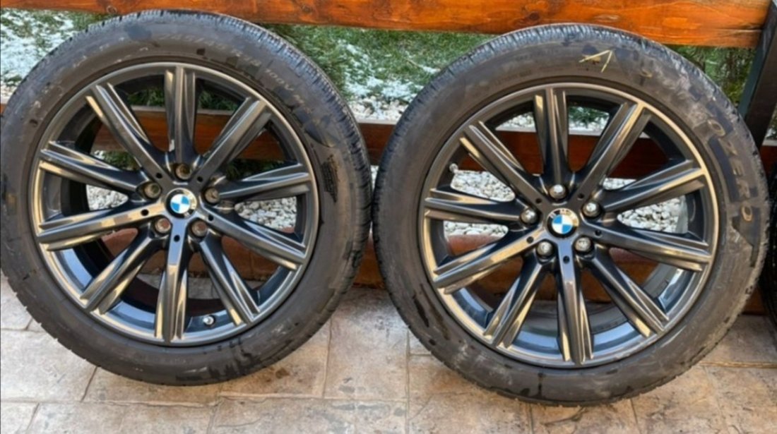 Jante BMW Seria 5 G5 18” Originale Cu Anvelope Pirelli Iarna 7mm Senzori