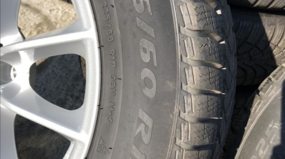 Jante Bmw seria 7, 6 , 5 cu anvelope Pirelli iarna 8 mm