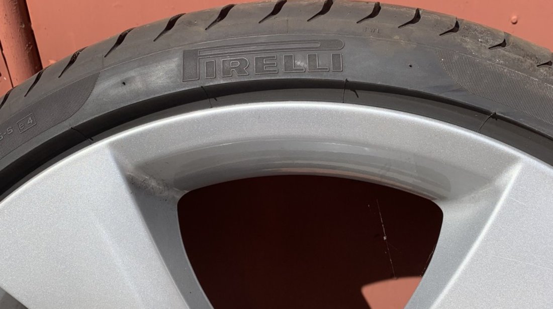 Jante BMW seria7 originale cu anvelope Pirelli PZero