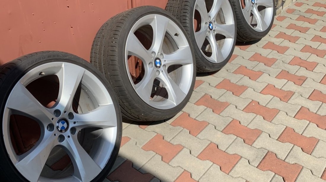 Jante BMW seria7 originale cu anvelope Pirelli PZero