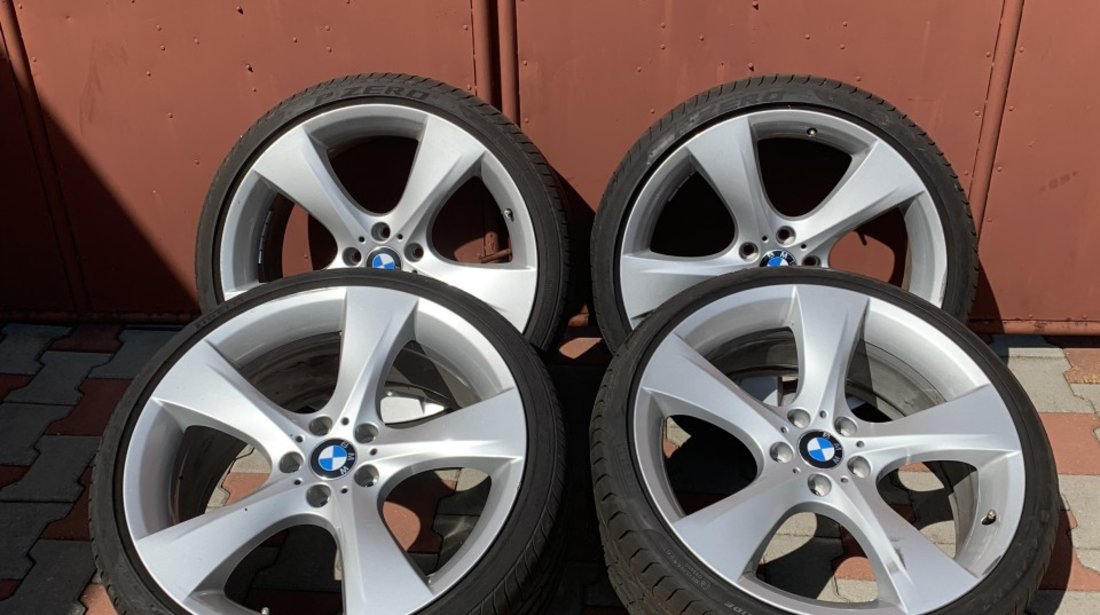 Jante BMW seria7 originale cu anvelope Pirelli PZero