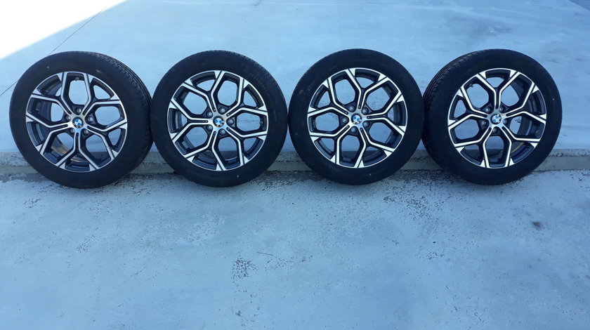 Jante BMW X1 / X2 originale 5*112 R18 cu caucucuri dot 2019 225/50