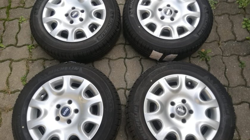 Jante+capace+senzori 5x112 pe 15 originale Mini One,Mini Cooper,175/65 R15 Michelin EnergySaver