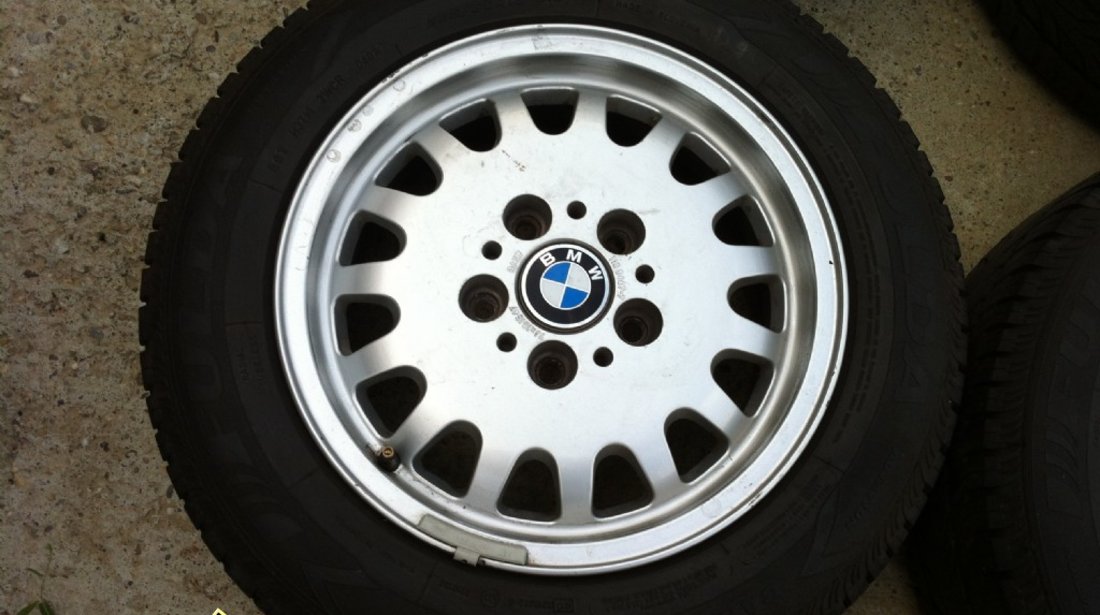 JANTE CU ANVELOPE VARA BMW ORIGINALE 15 INCH