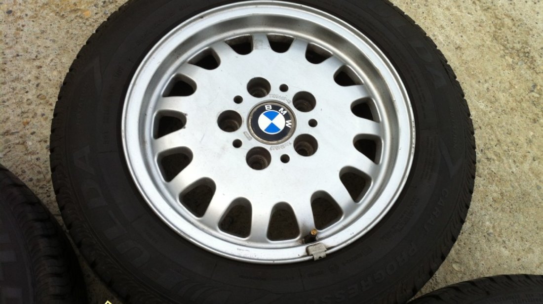 JANTE CU ANVELOPE VARA BMW ORIGINALE 15 INCH