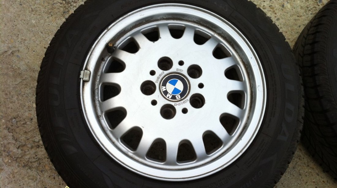 JANTE CU ANVELOPE VARA BMW ORIGINALE 15 INCH