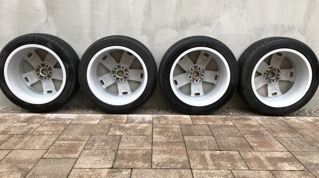 Jante De Aliaj 17'' 5 x 112 / Cauciucuri De Vara 225-45-17'' Ptr. Audi