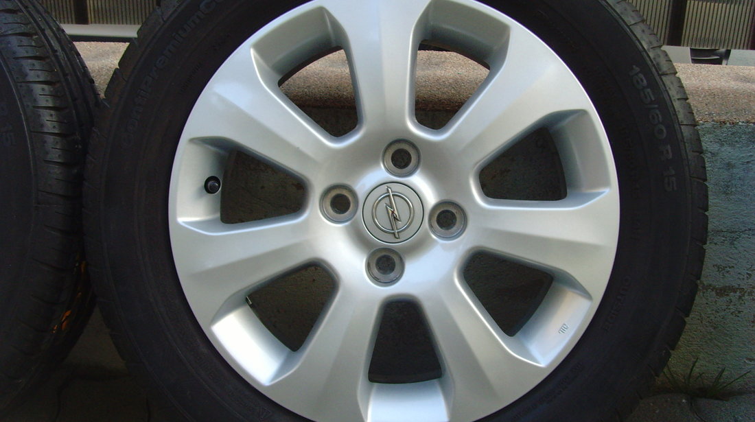 Jante de aliaj 4x100 pe 15 originale noul Opel Agila,(Toyota Aygo,Yaris,Hyundai Accent, i10, i20,)