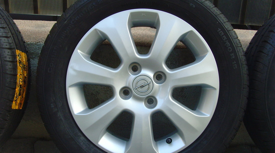 Jante de aliaj 4x100 pe 15 originale noul Opel Agila,(Toyota Aygo,Yaris,Hyundai Accent, i10, i20,)