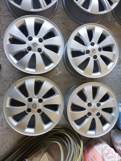 Jante de aliaj 4x100 R15 originale Renault Clio 4,(Clio 5,Megane,Dacia Logan,Sandero,Lodgy,Dokker,et