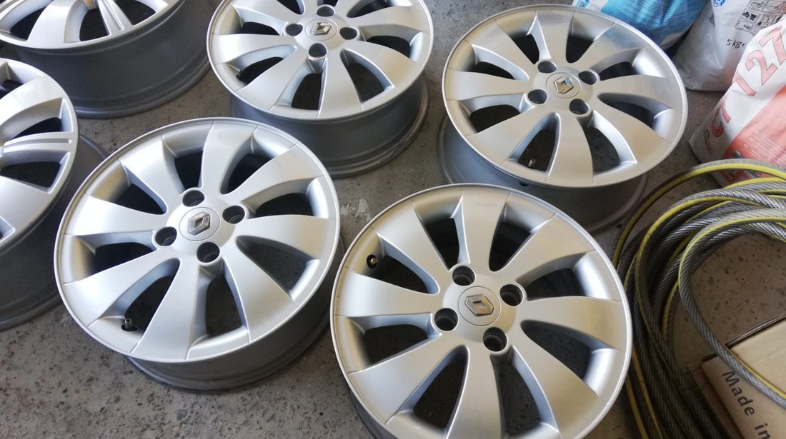 Jante de aliaj 4x100 R15 originale Renault Clio 4,(Clio 5,Megane,Dacia Logan,Sandero,Lodgy,Dokker,et