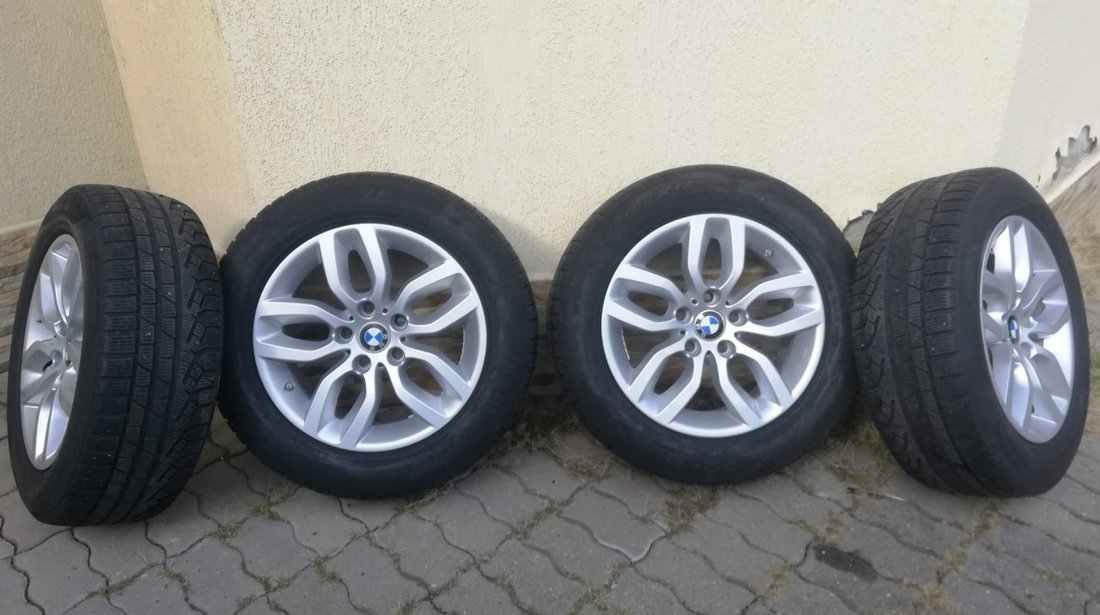 Jante de aliaj 5x120 pe 17 originale BMW X3 F25, X4 F26 cu senzori presiune aer