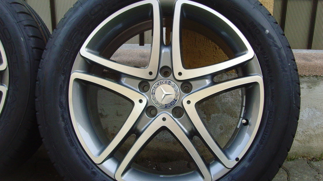 Jante de aliaj Bicolor Noi 5x112 pe 18 originale Mercedes S-Class W222,(C,E-Class,CLS,CLE,etc)