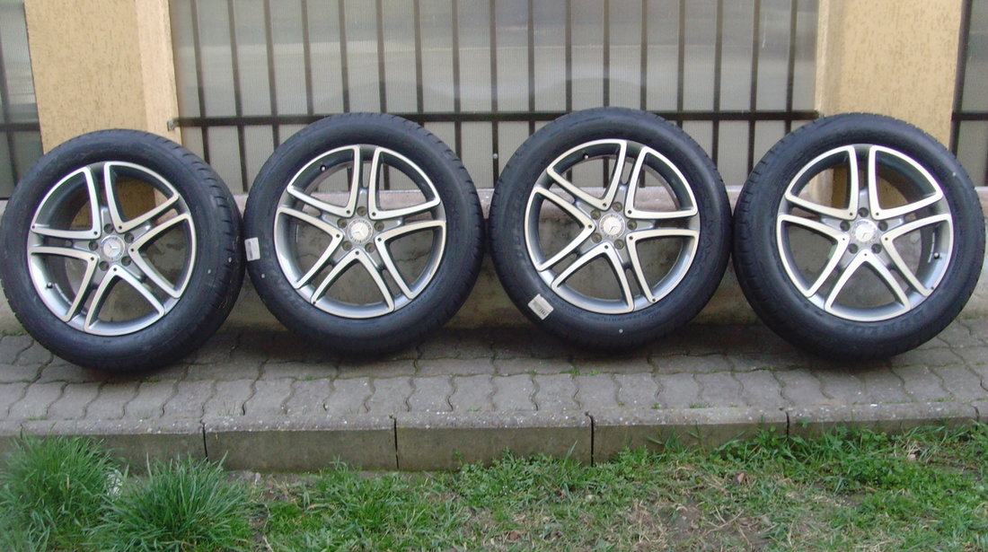 Jante de aliaj Bicolor Noi 5x112 pe 18 originale Mercedes S-Class W222,(C,E-Class,CLS,CLE,etc)