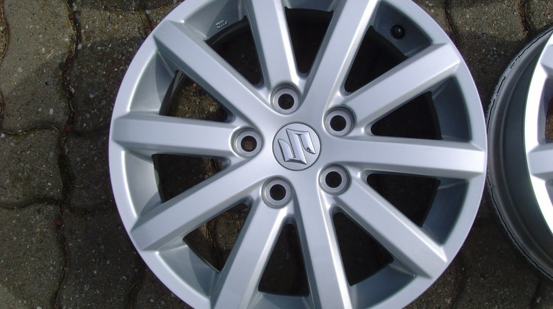 Jante de aliaj ca noi 5x114,3 pe 16 originale Suzuki SX4,(S-Cross,Vitara,Fiat Sedici)