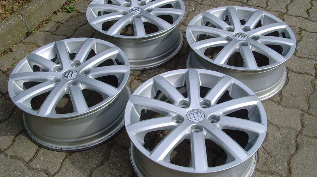 Jante de aliaj ca noi 5x114,3 pe 16 originale Suzuki SX4,(S-Cross,Vitara,Fiat Sedici)