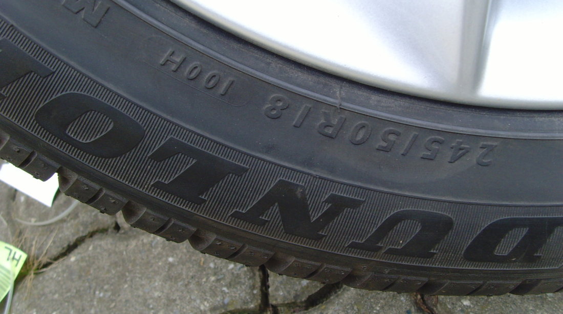 Jante de aliaj ca Noi 5x120 pe 18 orig. BMW X3 F25, X4 F26 / anvelope 245/50 R18 100H Dunlop * RFT