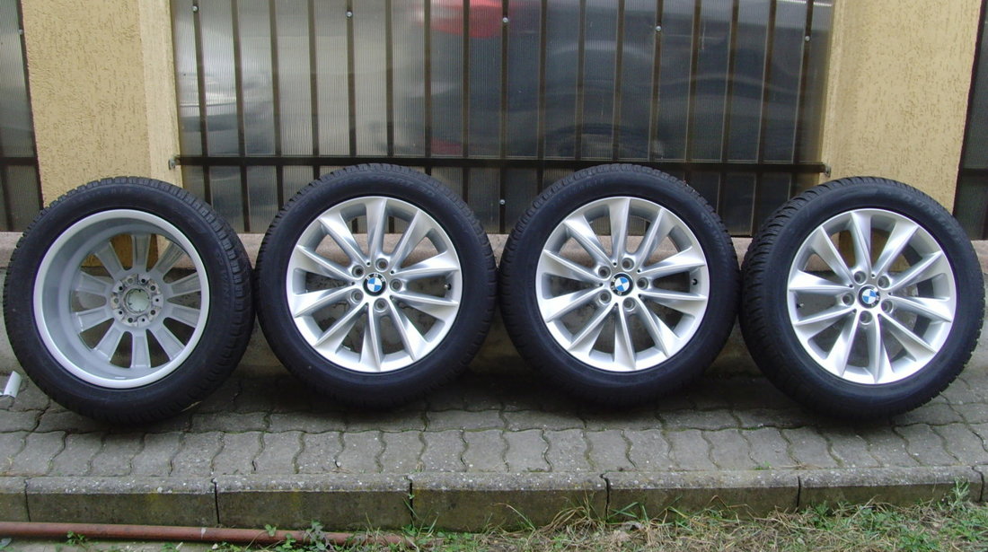 Jante de aliaj ca Noi 5x120 pe 18 orig. BMW X3 F25, X4 F26 / anvelope 245/50 R18 100H Dunlop * RFT