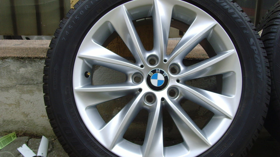 Jante de aliaj ca Noi 5x120 pe 18 orig. BMW X3 F25, X4 F26 / anvelope 245/50 R18 100H Dunlop * RFT