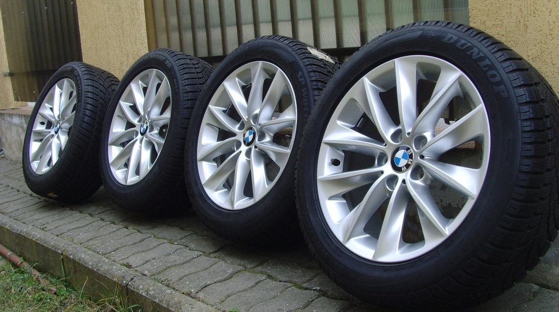 Jante de aliaj ca Noi 5x120 pe 18 orig. BMW X3 F25, X4 F26 / anvelope 245/50 R18 100H Dunlop * RFT