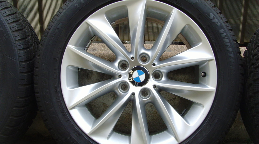 Jante de aliaj ca Noi 5x120 pe 18 orig. BMW X3 F25, X4 F26 / anvelope 245/50 R18 100H Dunlop * RFT