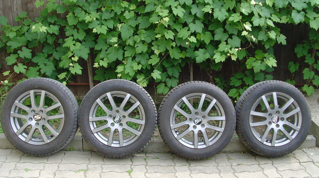 Jante de aliaj ca si Noi MSW by OZ 5x112 pe 16 Audi,VW,Skoda,Seat,cauc.iarna 205/55R16 Dunlop 5